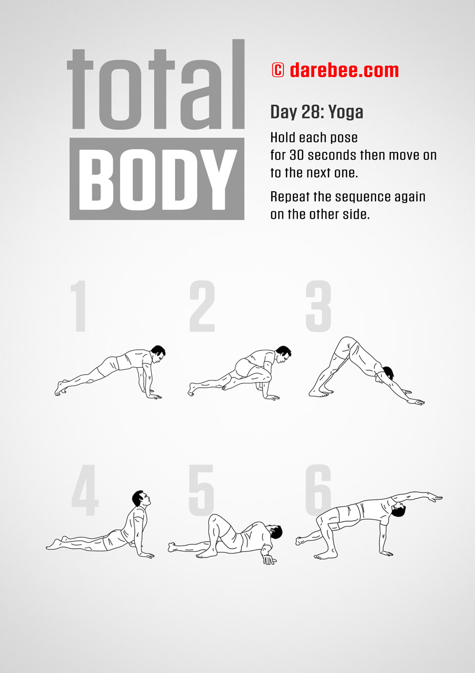 Total Body 30 Day Program by DAREBEE