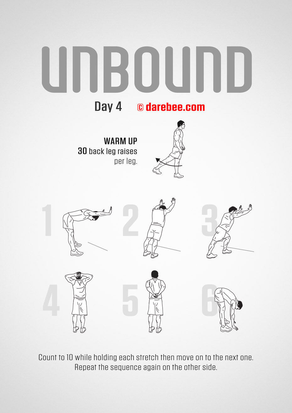 Unbound - 30 Day Stretching Program by DAREBEE