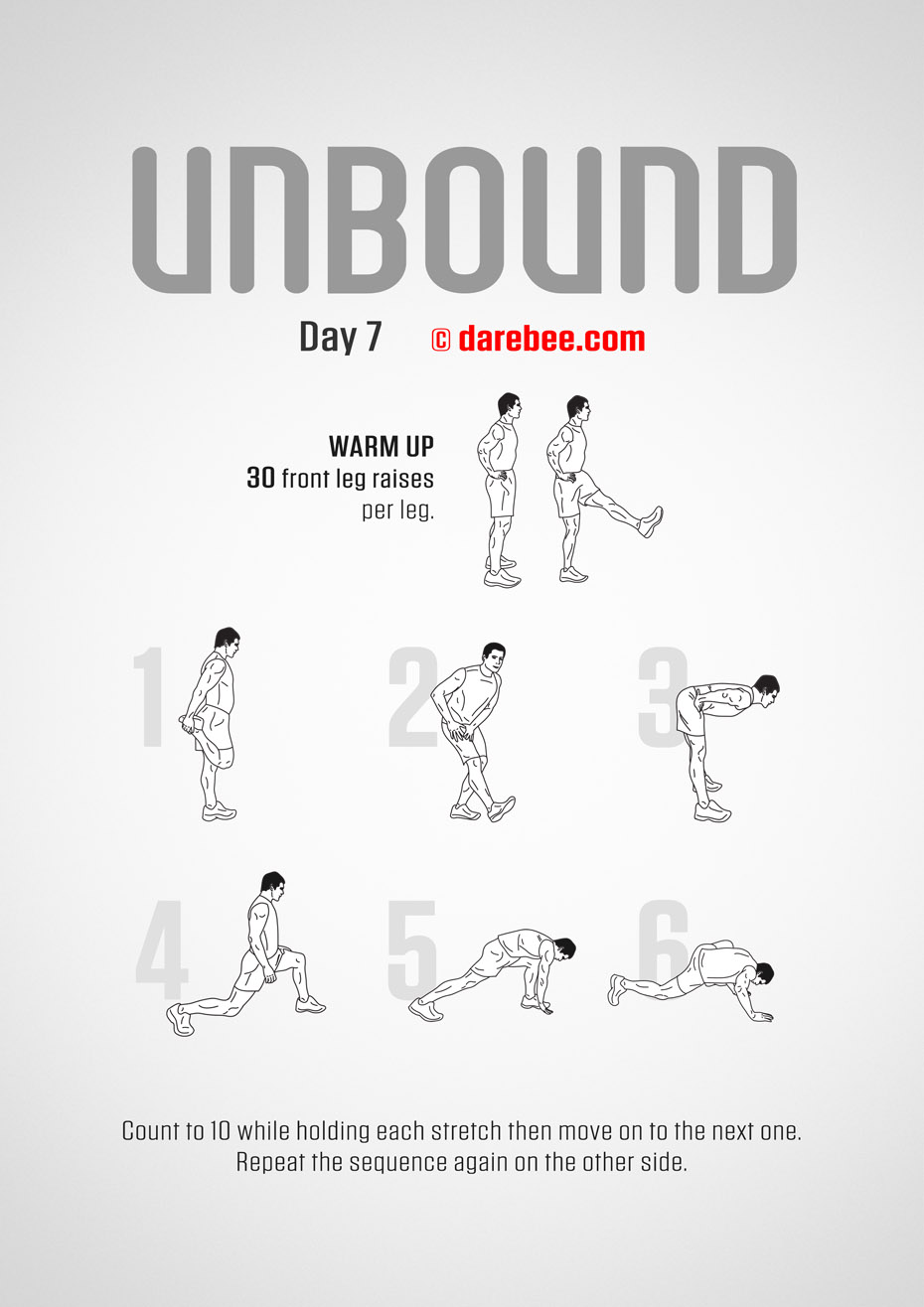 Unbound - 30 Day Stretching Program by DAREBEE