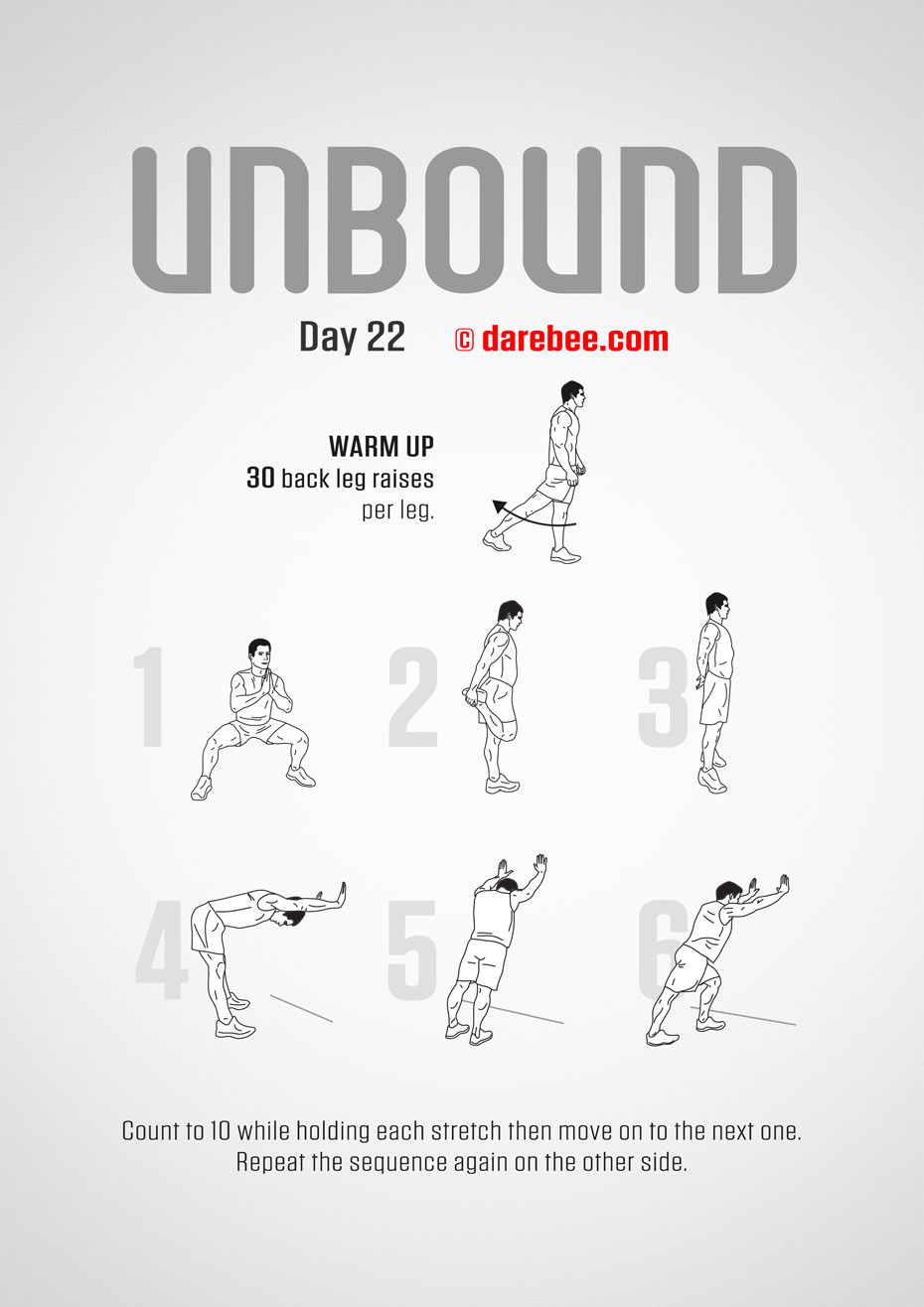 Unbound - 30 Day Stretching Program by DAREBEE