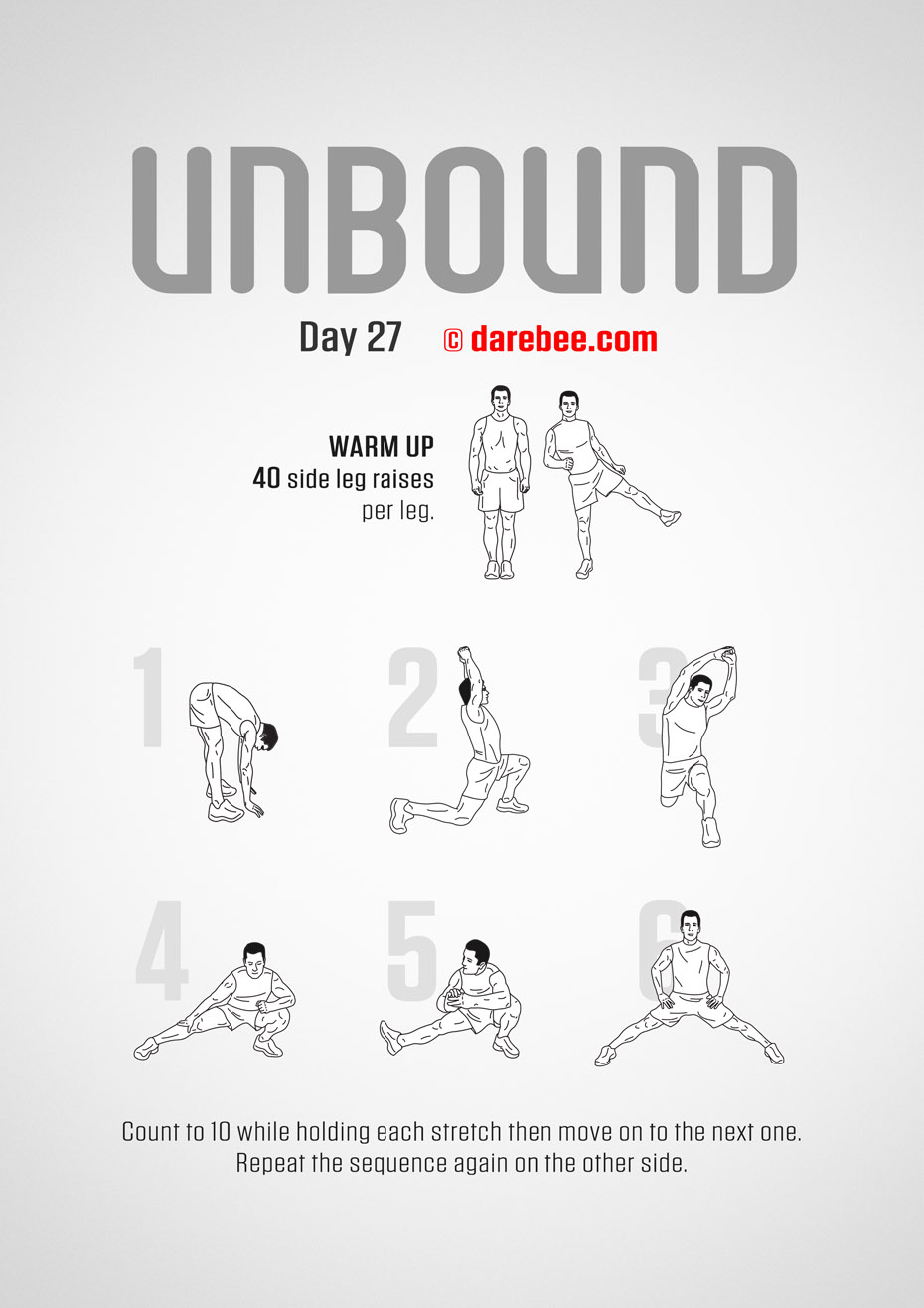 Unbound - 30 Day Stretching Program by DAREBEE