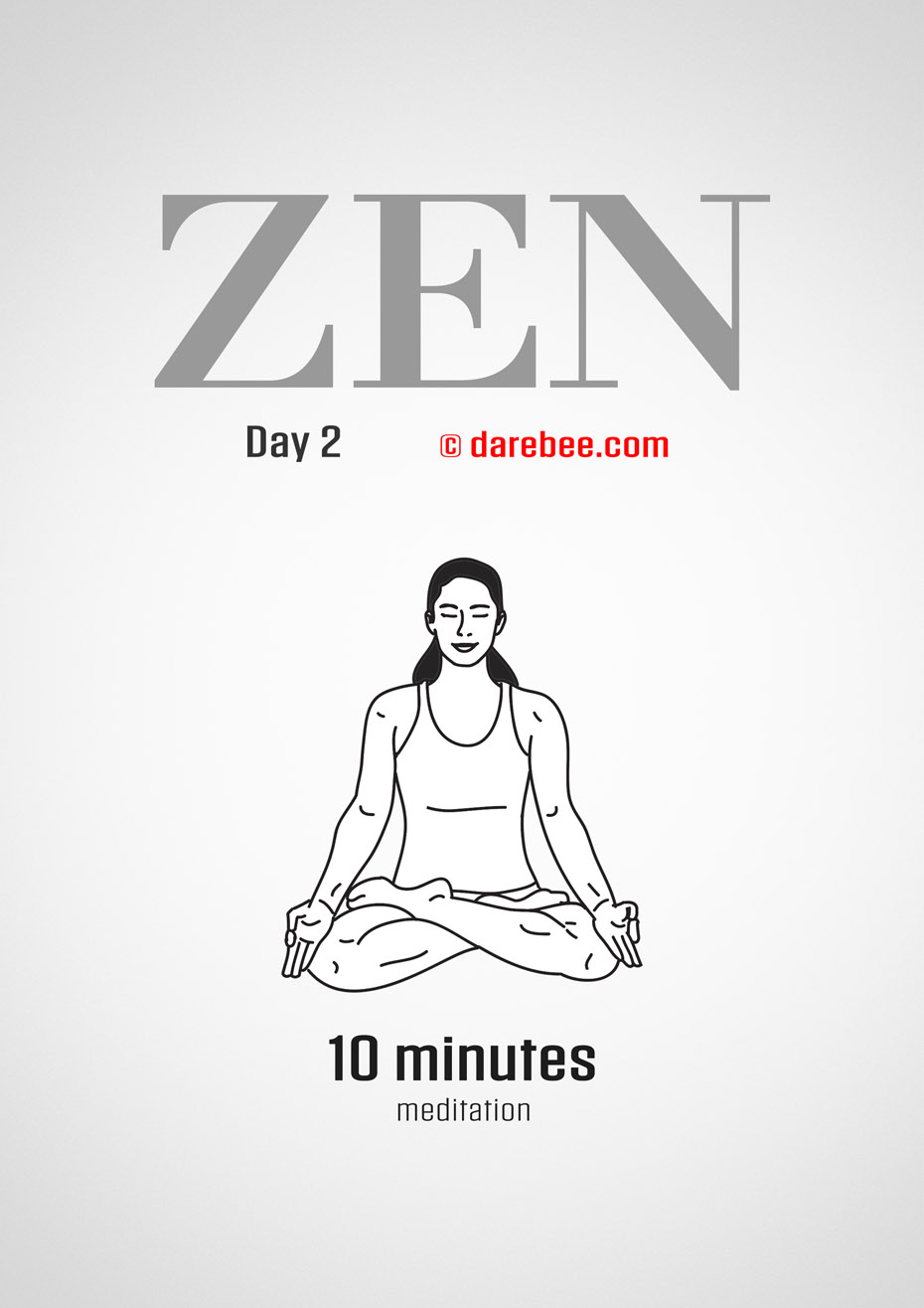 ZEN - 30 Day Yoga And Meditation Program by DAREBEE