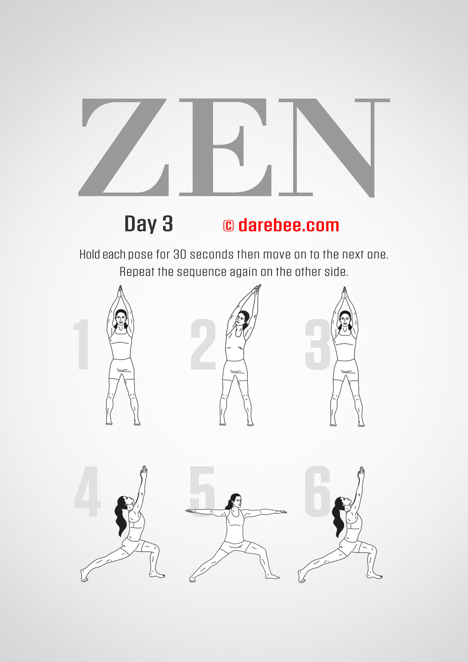 ZEN - 30 Day Yoga And Meditation Program by DAREBEE