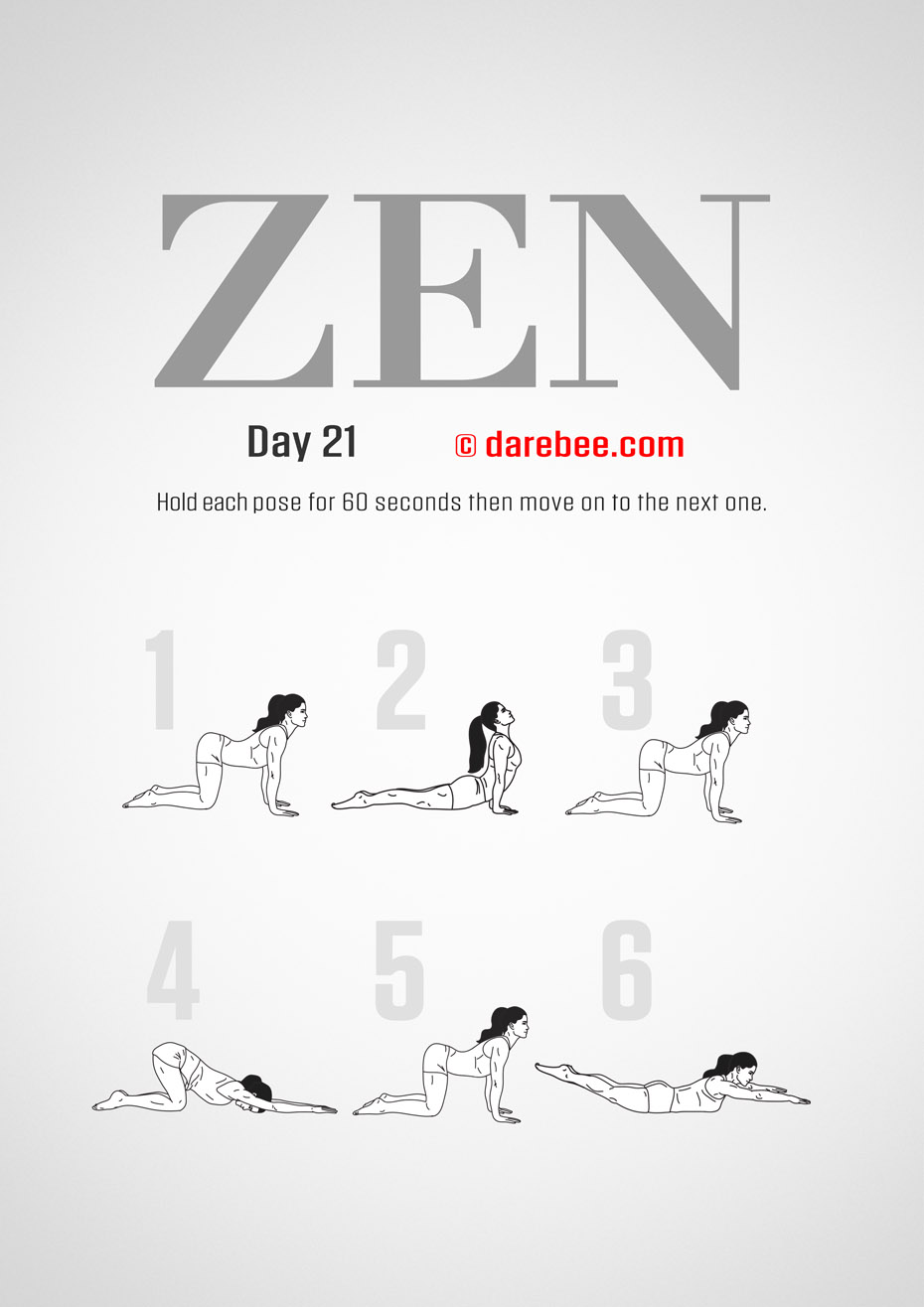 ZEN - 30 Day Yoga And Meditation Program by DAREBEE