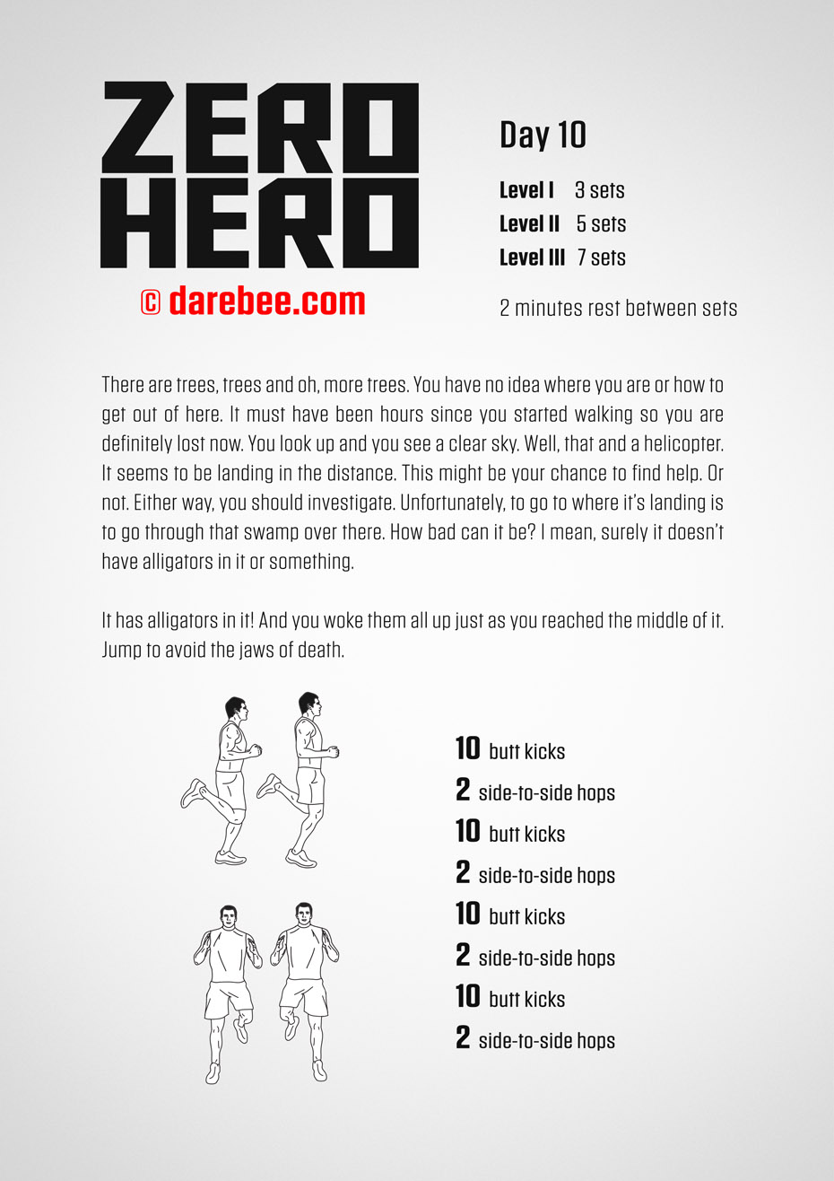 Zero Hero - 30 Day Low Impact Bodyweight Program