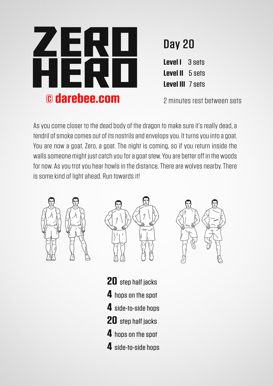 Zero Hero - 30 Day Low Impact Bodyweight Program