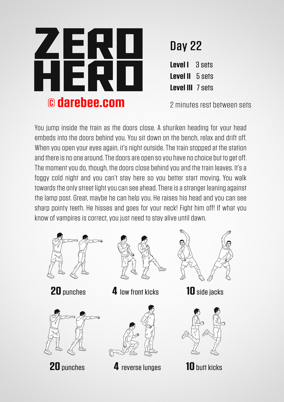 Zero Hero - 30 Day Low Impact Bodyweight Program