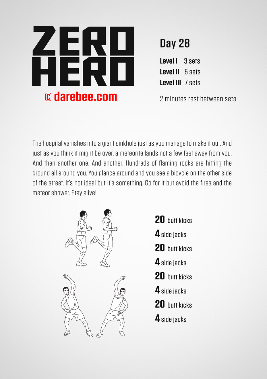 Zero Hero - 30 Day Low Impact Bodyweight Program