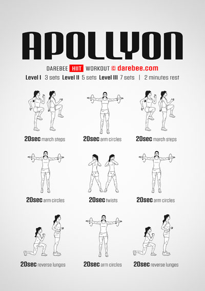 Apollyon is a free HIIT workout by Darebee