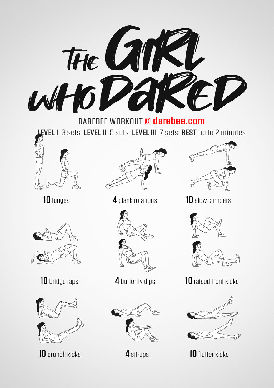 The Girl Who Dared Total Body Workout by Darebee