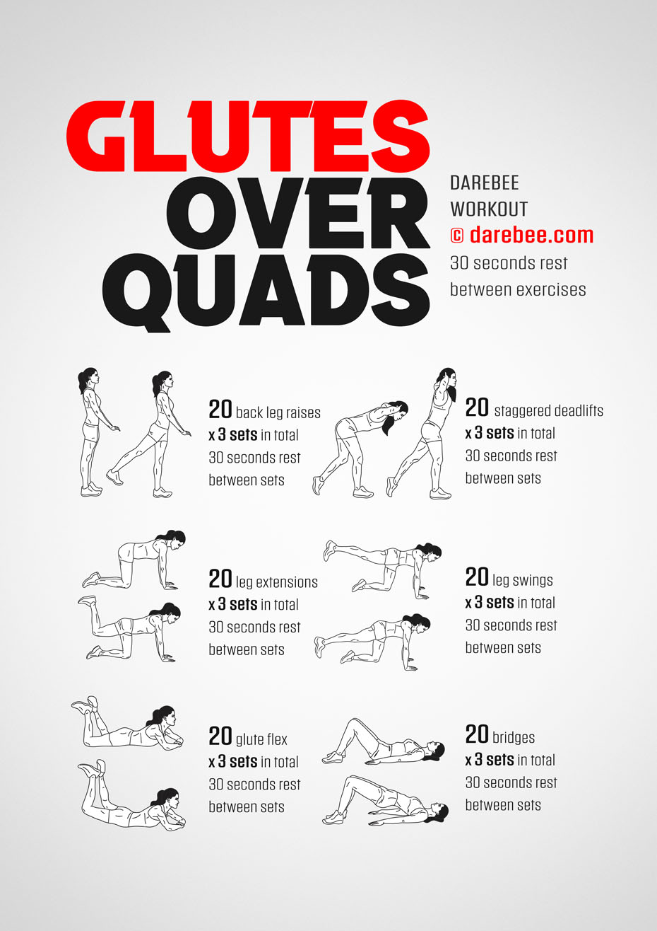 Glutes Over Quads Workout