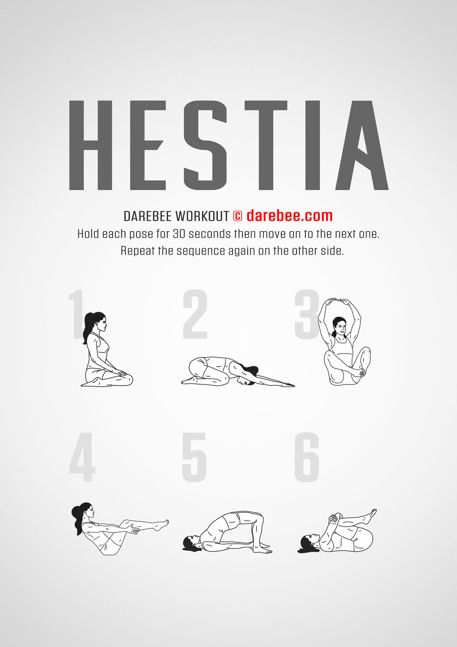 Hestia is a Darebee Yoga-based, self-care home fitness workout