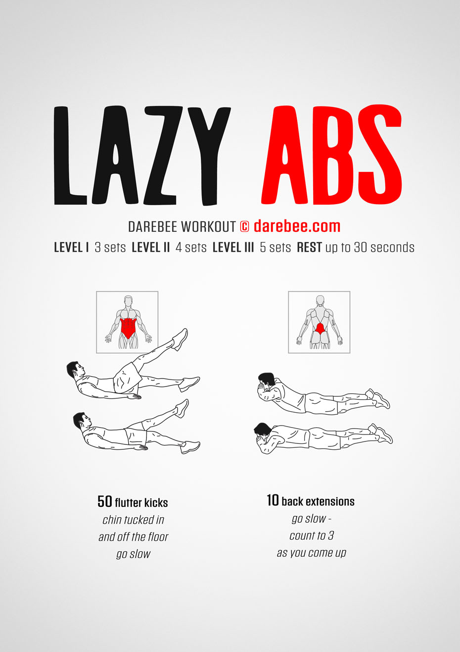 Lazy Abs Workout