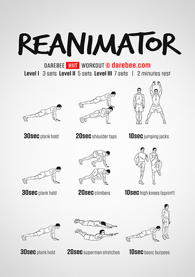 Reanimator Free Fitness Workout from Darebee